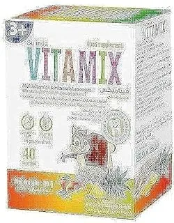 Sulinda Vita Mix, Kids Multivitamin, Mango and Pineapple, 40 Lozenges