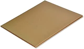 FIS FSCLCF1302GD 1 Side Padded Certificate Folder with Certificate, A4 Size, Gold