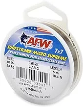 American Fishing Wire Surfstrand Micro Supreme Bare 7x7 Stainless Steel Leader Wire