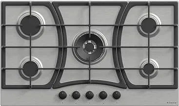 Starway BF Series Full Steel Built in Gas Hob with 5 Burners, 90 cm Size