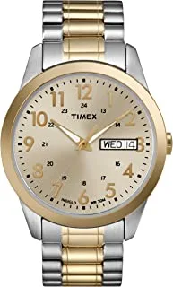 Timex Men's Quartz Watch, Analog Display and Stainless Steel Strap T2M935