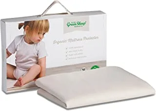 واقي مرتبة سرير الأطفال العضوي المقاوم للماء من ذا ليتل جرين شيب (38 × 89 سم و40 × 90 سم)