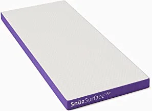 Snuz SnuzSurface Air Crib Mattress SnuzPod4, Polyester, SnuzPod4-40x77.5cm,White