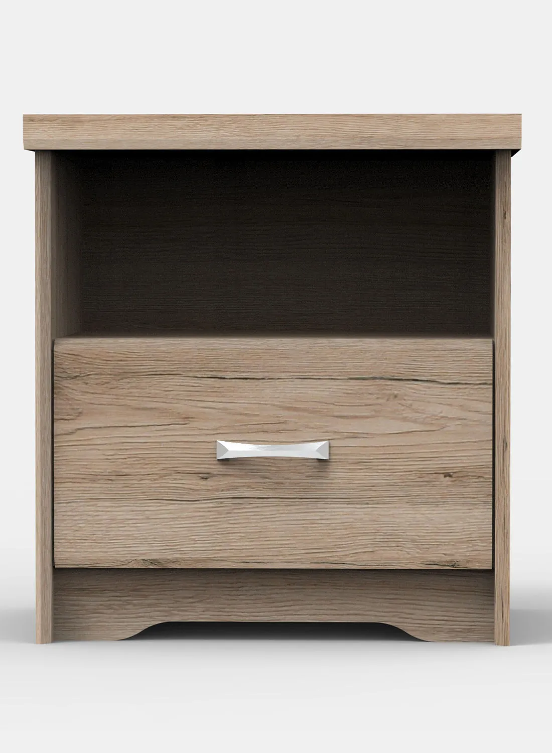 Switch Bedside Table - Size 600 X 420 X 535 Sanremo Oak Nightstand Comdina - Bedroom Furniture