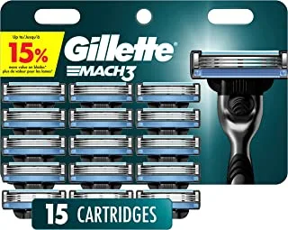 Gillette Mach3 Men's Razor Blades - 15 Refills