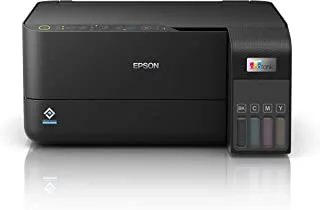 طابعة EPSON EcoTank L3550 Home Ink Tank ، طابعة A4 ملونة عالية السرعة 3 في 1 مع Wi-Fi Direct ، طابعة صور ، مع اتصال التطبيقات الذكية