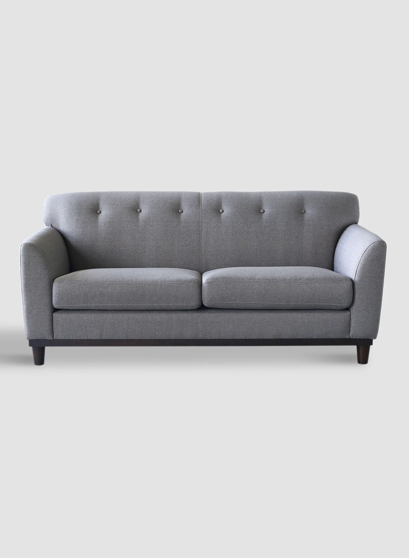 Switch Sofa - Upholstered Fabric Grey Wood Couch - 1880 X 940 X 790 - 2 Seater Sofa Relaxing Sofa