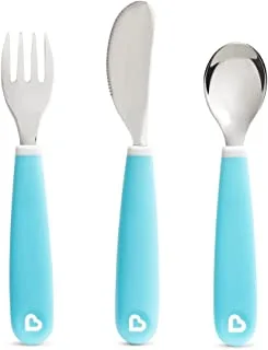 Munchkin - Splash Fork Knife Spoon 3pk - Blue