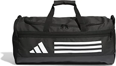 adidas Unisex Essentials Training Duffel Bag , Color: BLACK/WHITE, Size: S