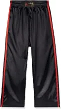 Leader Sport Mens Training Pant AA27D, Black/Red, One Size