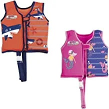 Bestway Swimsafe Jacket Boys/Girls, Assorted Colors, Medium/Large - 32177