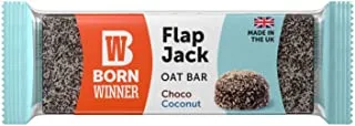 Born Winner Flap Jack Chocolate Coconut Protein Bar, 100 g