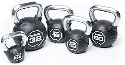 Escape Fitness Nucleus SBX Kettlebells Pair 20 kg, Black/Silver