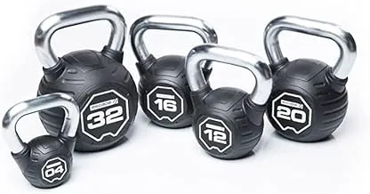 Escape Fitness Nucleus SBX Kettlebells Pair 28 kg, Black/Silver