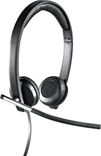 Logitech H650e USB Business Headset with Noise Cancelling Mic, One Size