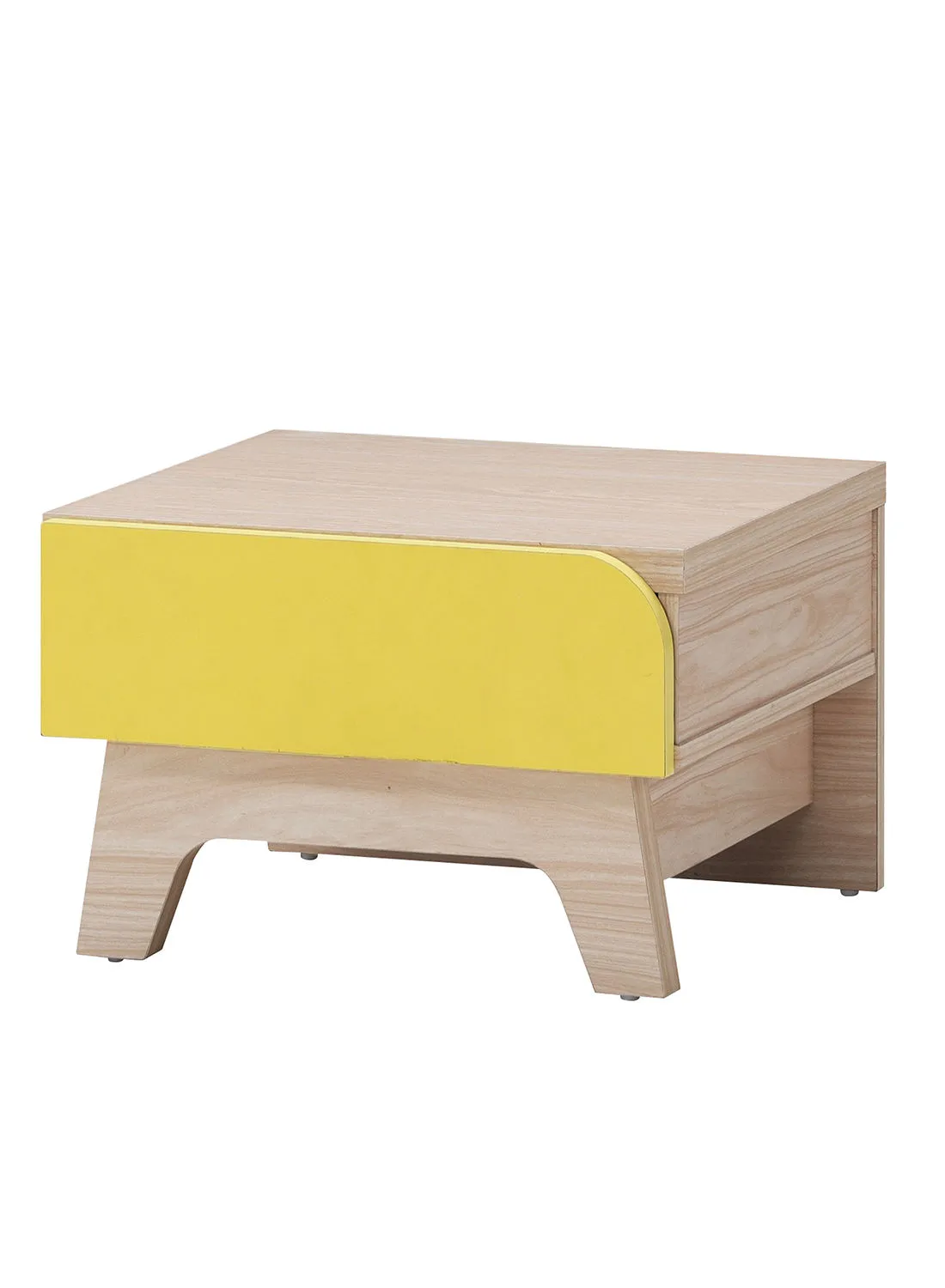سويتش طاولة سرير جانبية - مقاس 480 × 432 × 309 خشب روزوود / منضدة صفراء كومدينا - أثاث غرفة نوم