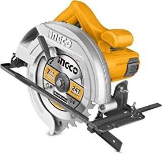 Ingco CS18538 1400W Circular Saw with 1 Set Extra Carbon Brushes, 4800 rpm