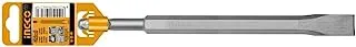 Ingco DBC0122501 SDS Plus Flat Chisel, 14 x 250 x 20 mm Size, Silver