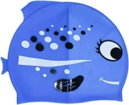 Silicone high elastic kids swim cap for boys and girls waterproof children diving cartoon cap for long and short hair