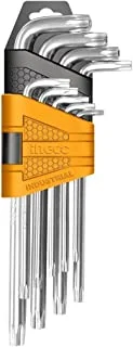 Ingco HHK13091 Long Arm Torx Key Set 9-Pieces, T10-T50 Size