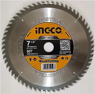 Ingco TSB118513 Industrial TCT Saw Blade, 185 mm Diameter