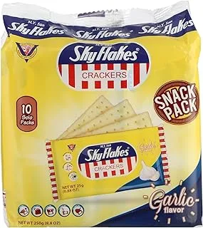 M.Y.San Sky Flakes Garlic Crackers (8 x 25 gm) - 200 gm