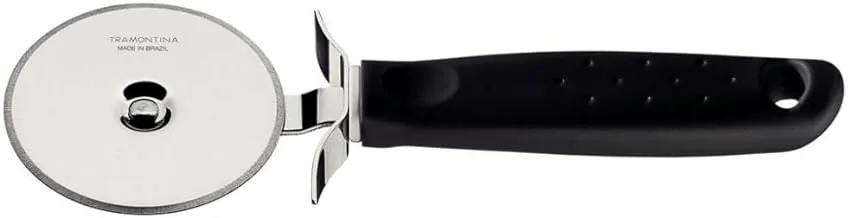 Tramontina Utilita Pizza Cutter with Stainless Steel Blade and Black Polypropylene Handle