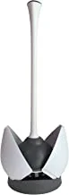 Clorox Toilet Plunger and Hideaway Caddy Bathroom Combo, White/Grey