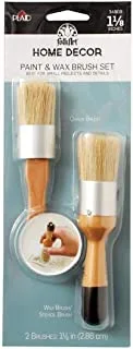 FolkArt Home Decor Chalk and Wax Brushes, 34909