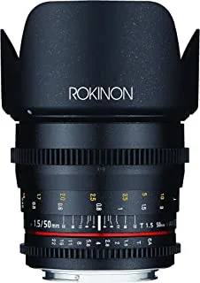 عدسة Rokinon Cine DS 50mm T1.5 لكاميرات كانون