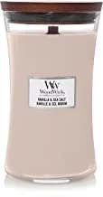 WoodWick Vanilla & Sea Salt Large Hourglass Candle, One Size, Light Brown