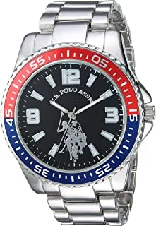 U.S. POLO ASSN. Men's Analog-Quartz Watch with Alloy Strap, Silver, 21 (Model: USC80500), Silver