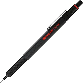 rOtring 1904442 600 Mechanical Pencil, 0.7 mm, Black Barrel