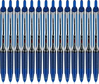 Pilot, Precise V5 RT Refillable & Retractable Rolling Ball Pens, Extra Fine Point 0.5 mm, Blue, Pack of 14