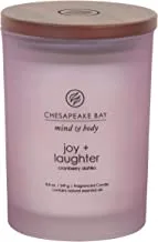 Chesapeake Bay Candle Scented Candle, Joy + Laughter (Cranberry Dahila), Medium