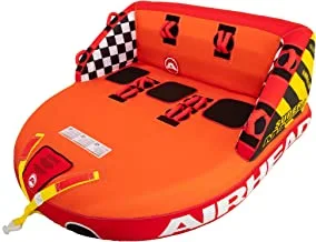 Airhead Super Mable, 1-3 Rider Towable Tube for Boating