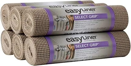 Duck Select Grip Easy Liner Shelf Liner, Top Cabinet Multipack, 6-Rolls, Each 12