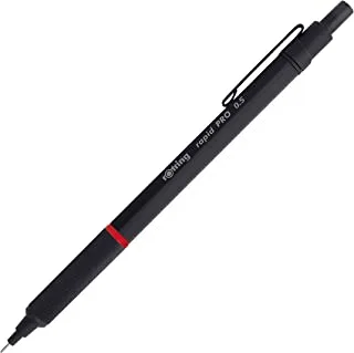 قلم رصاص ميكانيكي من روترينج رابيد برو ، 0.5 مم ، أسود غير لامع
