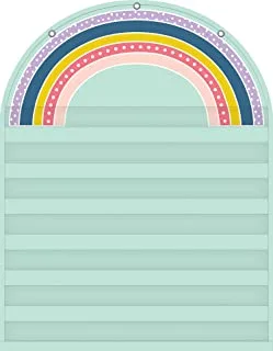 قام المعلم بإنشاء الموارد مخطط Oh Happy Day Rainbow 7 للجيب (28 × 36 بوصة) ، TCR20100