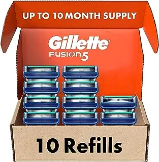 Gillette Fusion Manual Men's Razor Blade Refills - 10 Count, 5 blades