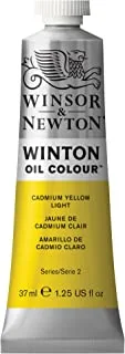 Winsor & Newton Winton Oil Color, 37ml (1.25-oz) Tube, Cadmium Yellow Light
