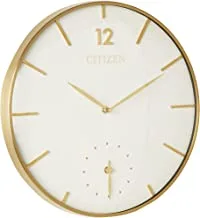 ساعة حائط معرض سيتيزن CC2034، ذهبية اللون