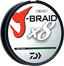 Daiwa J-Braid 300M 8-Strand Woven Round Braid Line