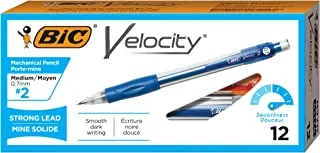 BIC MV711-BK Velocity Original Mechanical Pencil, Medium Point (0.7mm), 12-Count