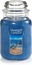 Yankee Candle شمع شمع برافين فاخر معطر بالسماء الفيروزية مع وقت احتراق يصل إلى 150 ساعة ، جرة كبيرة