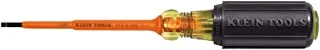 Klein Tools 612-4-INS Insulated 1/8-Inch Slotted Screwdriver, 4-Inch