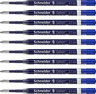 خراطيش حبر Schneider Gelion + Gel ، 0.7 مم ، تنسيق ISO G2 ، حبر أزرق ، صندوق من 10 عبوات (103903)