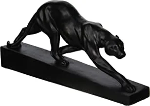 Design Toscano EU6104 Panther on the Prowl Art Deco Statue, 16 Inch, Black