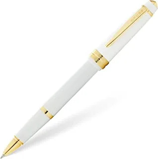 Cross Bailey Light Polished White Resin and Gold Tone Rollerball Pen