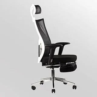 Leaders Chair Mesh Retractable with Foot Rest - Leaders 579 Office Chair with Leg Stand